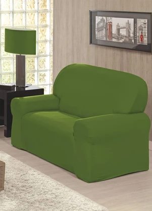 Lar e Lazer - Capa de Sofá 2 e 3 Lugares Verde 2 Peças - LAR E LAZER