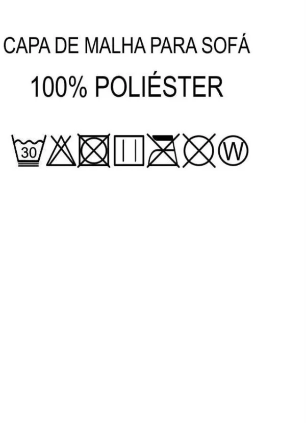 Lar e Lazer - Capa para Sofá 2 e 3 Lugares Vermelha 2 Peças 3