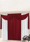 Lar e Lazer - Cortina com Bandô Vermelha 400x230 cm - variação: Vermelha