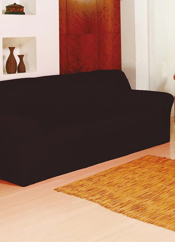 Lar e Lazer - Kit Capa para Sofá 2 e 3 Lugares Marrom 2