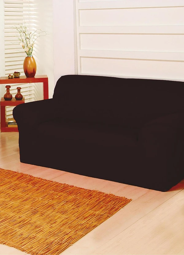 Lar e Lazer - Kit Capa para Sofá 2 e 3 Lugares Marrom 3