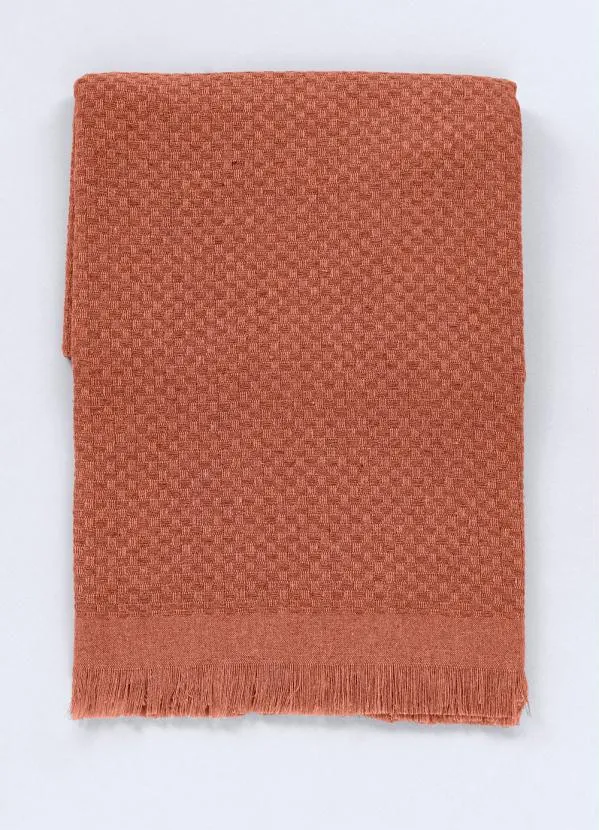 Hedrons - Manta de Sofá Terracota 120x145 cm