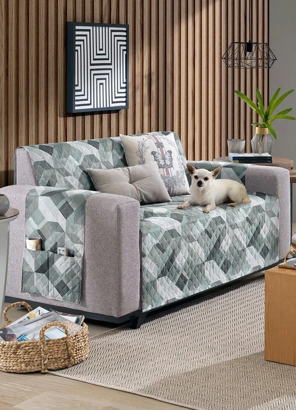 Hedrons - Protetor para Sofá 2 e 3 Lg Andenes 2 Peças