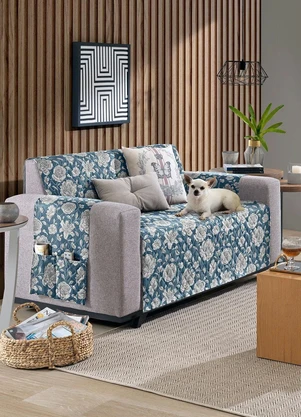 Hedrons - Protetor para Sofá 2 e 3 Lg Marsa 2 Peças - HEDRONS