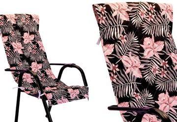 Capa de Cadeira Espregui�adeira Floral Rosa