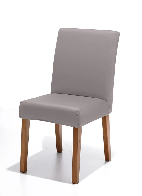 Bella Janela - Capa de Cadeira Malha Cinza Duna 2