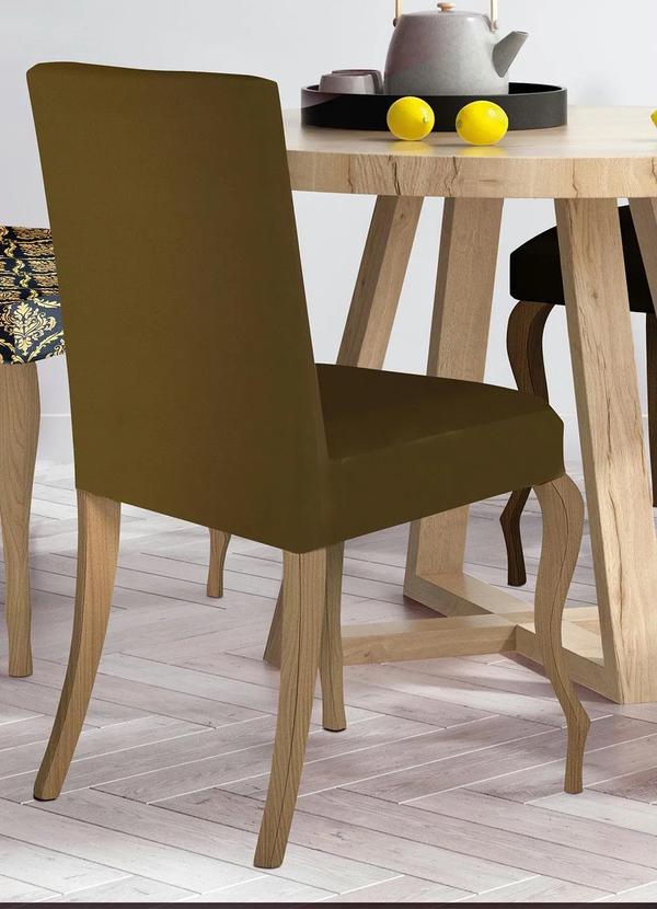 Lar e Lazer - Capa para Cadeira Marrom 1 Peça