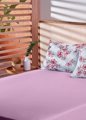 Lar e Lazer - Jogo de Cama Queen Floral Rosa 3 Peças - LAR E LAZER