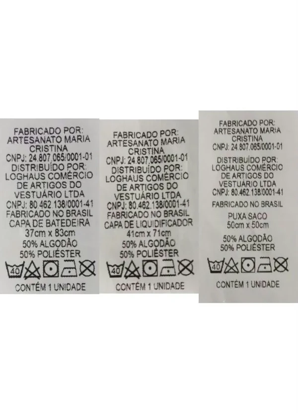 Lar e Lazer - Jogo de Cozinha Coração Vermelho 4 Peças 4