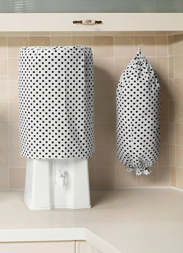 Lar e Lazer - Jogo de Cozinha Poá Branco 4 Peças 3