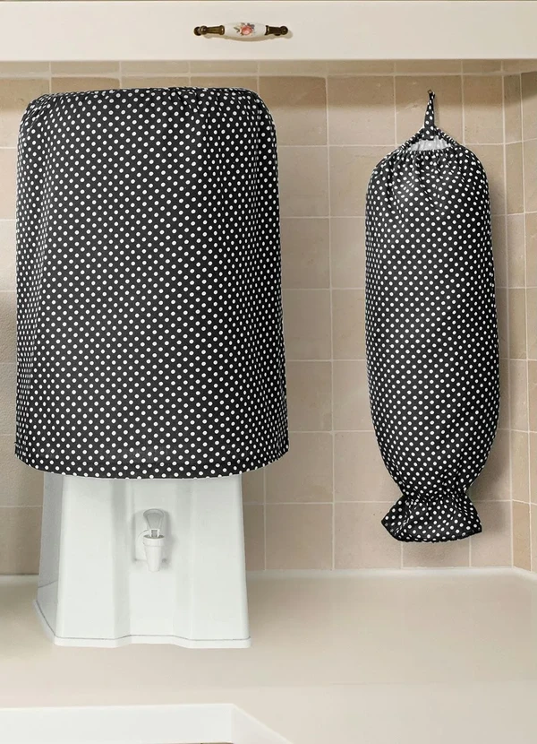 Lar e Lazer - Jogo de Cozinha Poá Preto 4 Peças 3