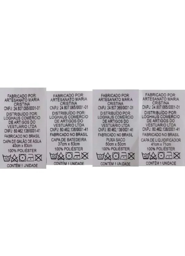 Lar e Lazer - Jogo de Cozinha Poá Preto 4 Peças 4