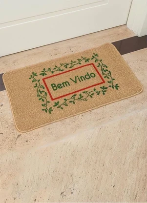 Lar e Lazer - Capacho Bem-Vindo 40x60 cm - LAR E LAZER