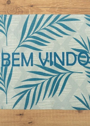 Lar e Lazer - Capacho Sublimatico Bem Vindo 40x60 cm - LAR E LAZER