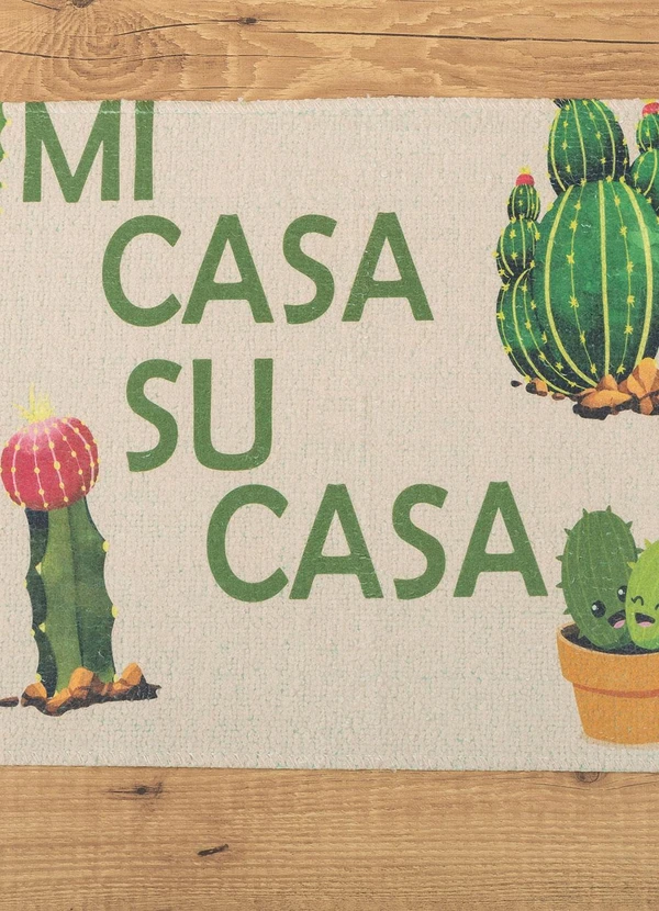 Lar e Lazer - Capacho Sublimatico Casa 40x60 cm