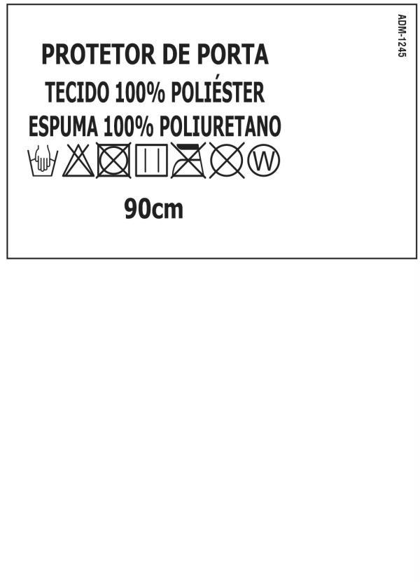 Lar e Lazer - Protetor de Porta 90 cm Estampado 3