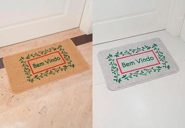 Tapete Estampado Bem Vindo Sortido