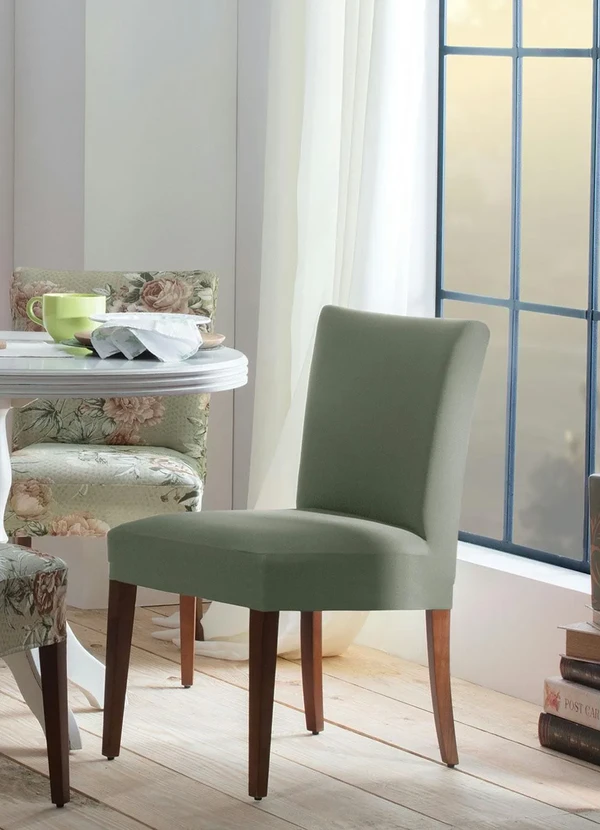 Lar e Lazer - Capa de Cadeira Lisa Fendi 1 Peça