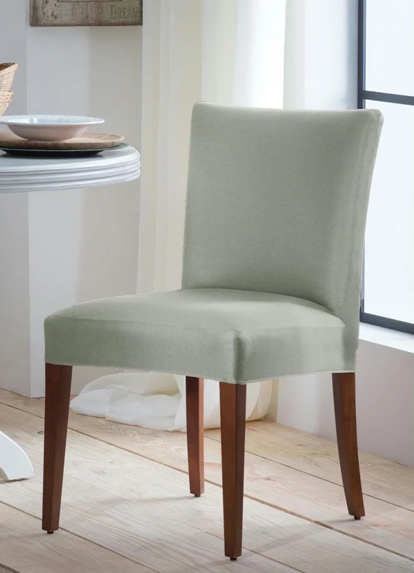 Lar e Lazer - Capa de Cadeira Lisa Fendi 1 Peça 2