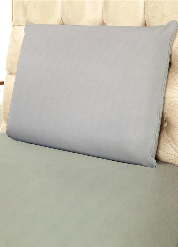 Lar e Lazer - Capa de Travesseiro Cinza 1 Peça 1