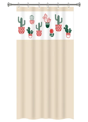 Lar e Lazer - Cortina Box com Visor Cactus 138x198 cm - LAR E LAZER