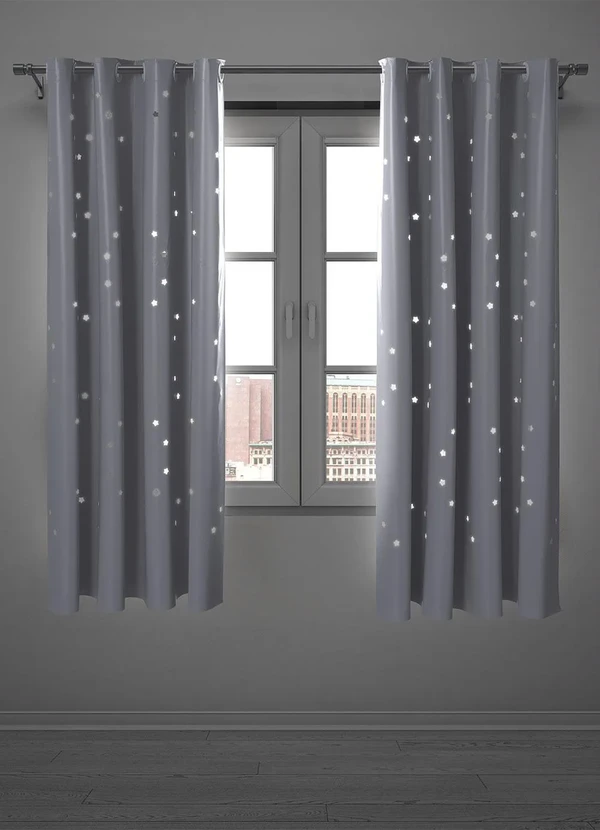 Lar e Lazer - Corta Luz Estrelinha Branco 200x135 cm 2