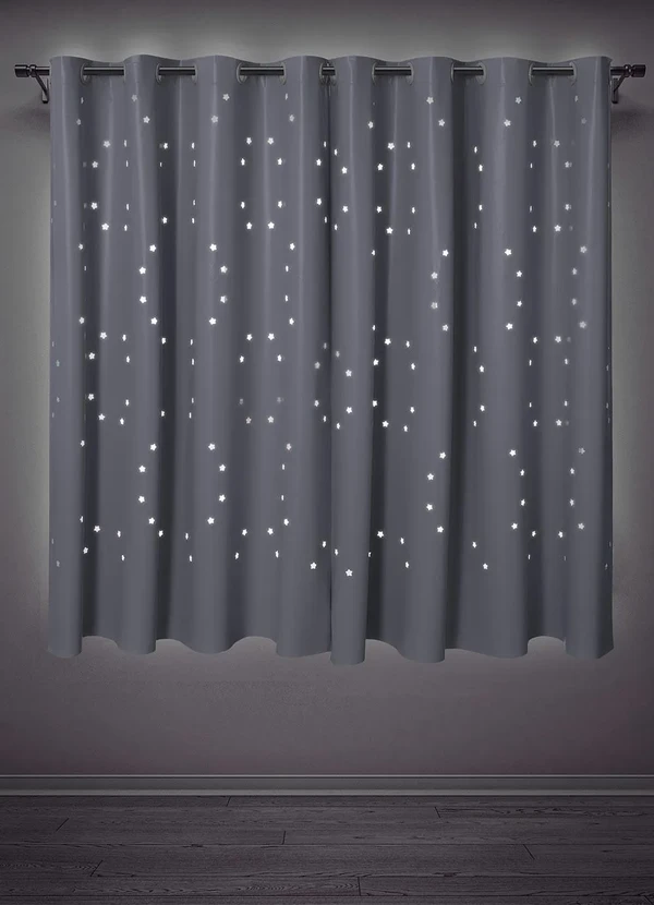 Lar e Lazer - Corta Luz Estrelinha Branco 200x135 cm 4