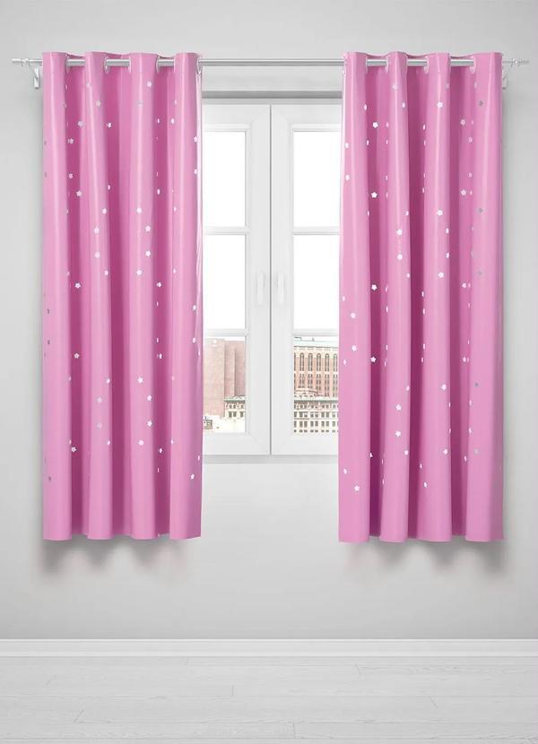 Corta Luz Estrelinha (Rosa) 200x135 cm