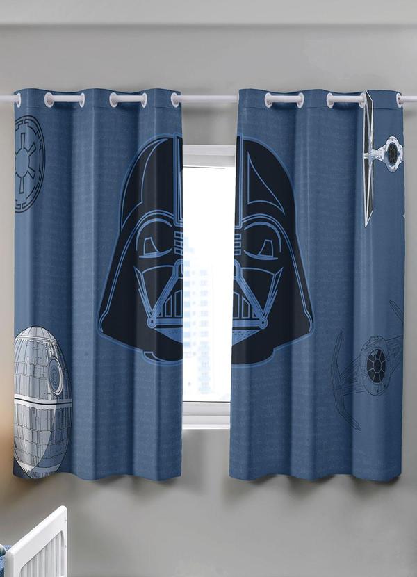 Corta Luz Star Wars Darth Blue 240x170 cm (Branco)