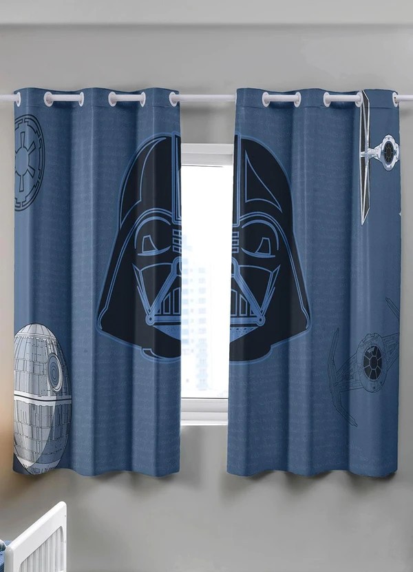Bella Janela - Corta Luz Star Wars Darth Blue 240x170 cm Branco