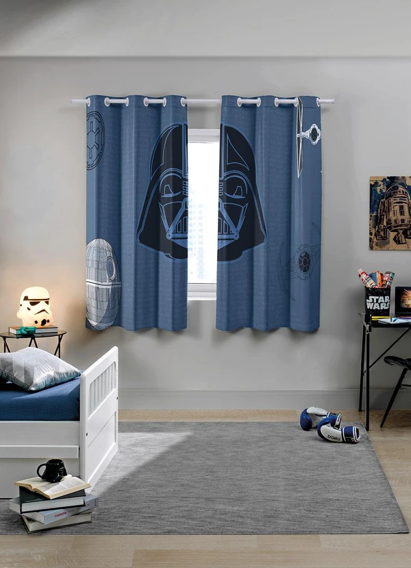 Bella Janela - Corta Luz Star Wars Darth Blue 240x170 cm Branco 2