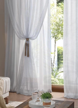 Santista - Cortina com Forro Branca 3.00m X 1.80m - SANTISTA