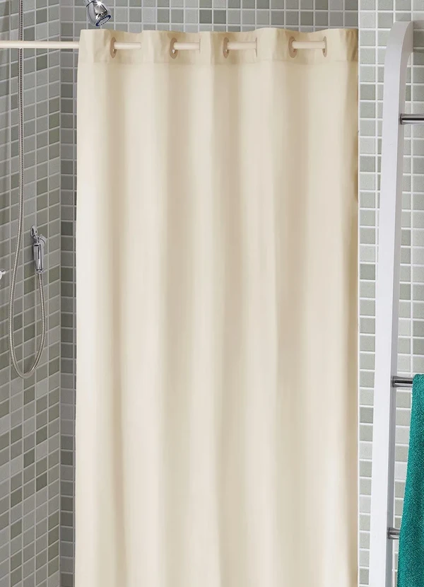 Bella Janela - Cortina de Box Lisa Marfim 130x180 cm 2