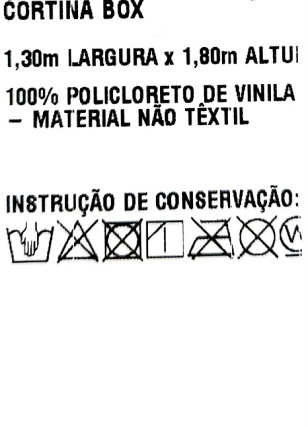 Bella Janela - Cortina de Box Lisa Marfim 130x180 cm 3