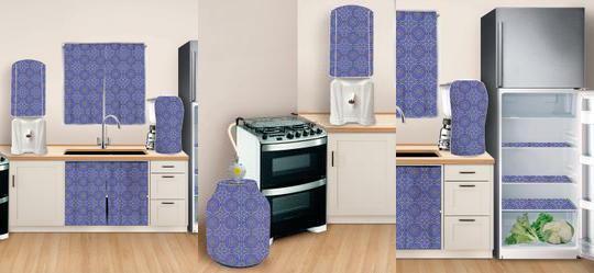 Kit Cozinha Arrabesco 8 Peas