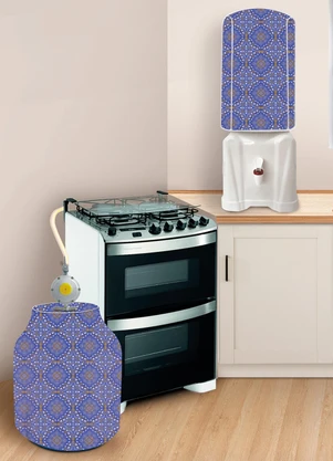 Lar e Lazer - Kit Cozinha Arrabesco 8 Peças - LAR E LAZER