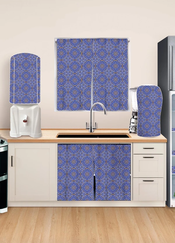 Lar e Lazer - Kit Cozinha Arrabesco 8 Peças