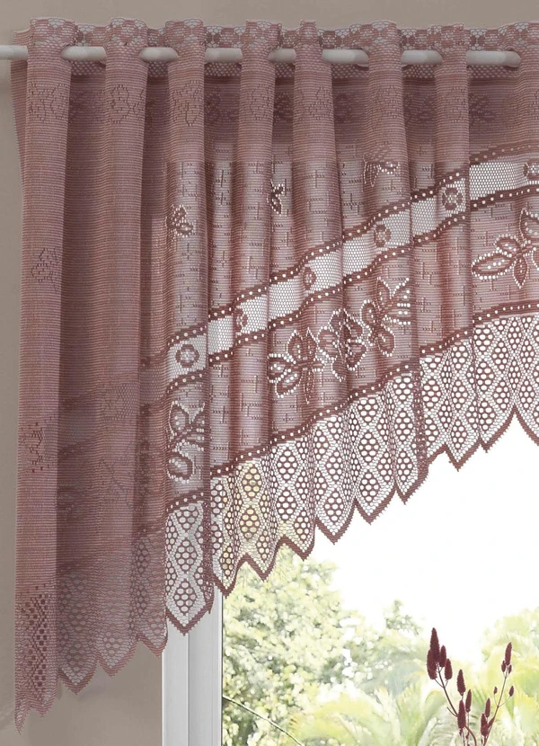 Lar e Lazer - Cortina Cascata Color Rose 300x100 cm 3