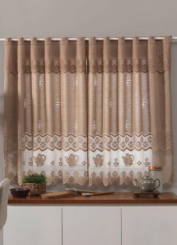 Cortina Cl�ssica (Bule Desert) 220x120 cm