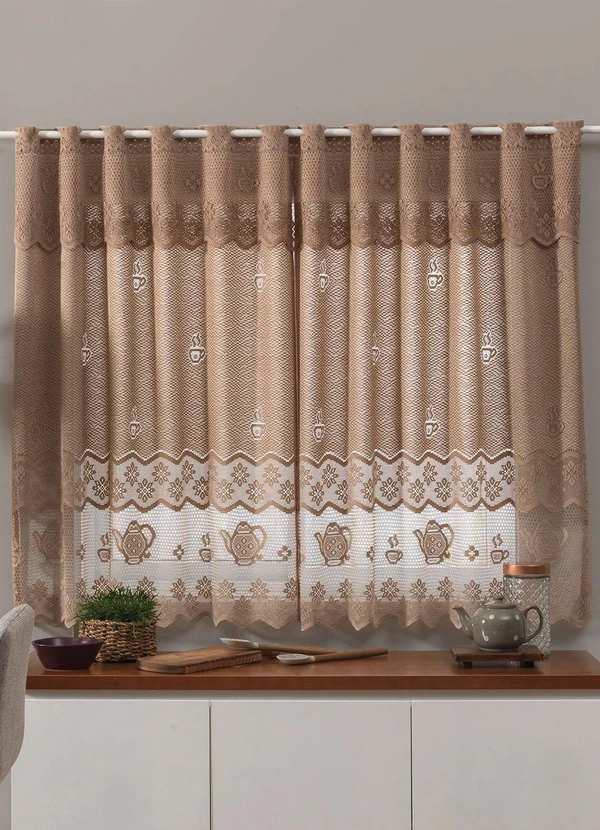 Lar e Lazer - Cortina Clássica Bule Desert 220x120 cm