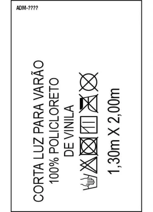Lar e Lazer - Corta Luz Avelã 200x130 cm - LAR E LAZER