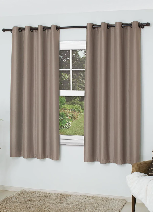 Lar e Lazer - Corta Luz Uni 2,00x1,60 Rubi Taupe