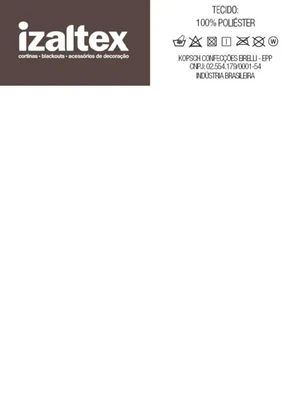 Lar e Lazer - Cortina Chenille Bege 260x180 cm - LAR E LAZER