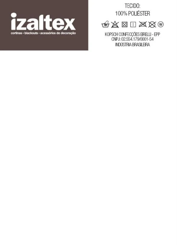 Lar e Lazer - Cortina Chenille Bege 260x180 cm 2