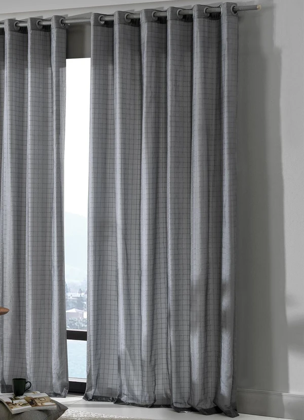 Bella Janela - Cortina Cinza Escuro 260x170 cm 2