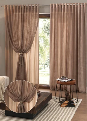 Lar e Lazer - Cortina Clássica Desert Pantalla 300x180 cm - LAR E LAZER