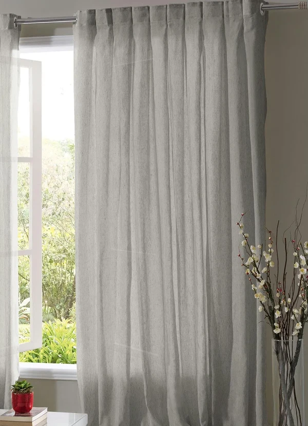 Bella Janela - Cortina com Forro Cinza 200x170 cm 2