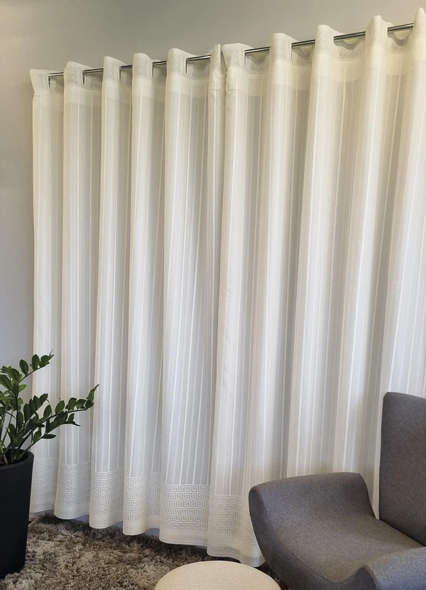 Santista - Cortina com Forro Marfim 3.50m X 2.20m