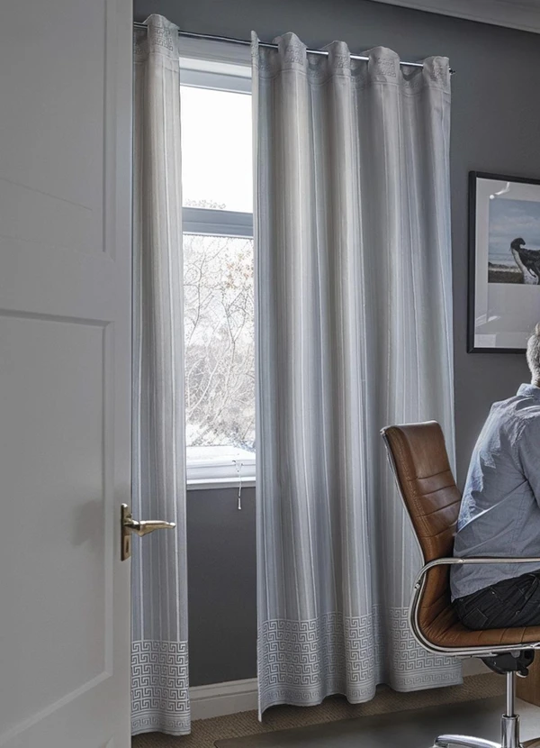 Lar e Lazer - Cortina com Forro Prata 3.50m X 2.20m 1