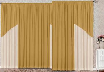 Cortina Dourado 200x170 cm